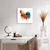 Poster - Poster ohne Rahmen - Hahn Ilustration Tier Farben Produktbild-Vorschau 5