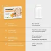 A split image showing product packaging and features on the left, and a comparison point on the right. Produktbild-Vorschau