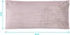 Aspero 2 Kissenbezüge aus Streifen-Flanell 40x80 cm Produktbild-Vorschau 3