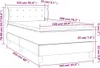 Boxspringbett mit Matratze Schwarz 100x200 cm Samt Produktbild-Vorschau 6