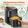 Heißluftfritteuse 4 Liter, 1500W, 5-in-1 Airfryer, Air Produktbild-Vorschau 6