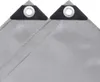 vidaXL Abdeckplane 650 g/m² 3x3 m Grau Produktbild-Vorschau 4