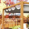 Outsunny Pergola aluminium pergola jardin extérieur 4 x 3 m Voir les images du produit 8