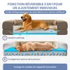 Lit orthopédique pour chien ELONEO, taille S - Marron Voir les images du produit 3