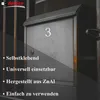 DOMINO Hausnummer Briefkasten Selbstklebend – 3 | 3D Produktbild-Vorschau 3