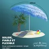 KINGSLEEVE® Ombrellone Stile Hawaii Ø160 cm Inclinabile e Anteprima dell’immagine prodotto 11