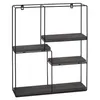 Scaffale a muro HWC-K76, Scaffale pensile Scaffale Anteprima dell’immagine prodotto 3