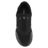 A top-down view of a black sneaker. Produktbild-Vorschau
