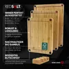 Titel: REDSALT® innovatives Bambus Schneidebrett 3er Set Produktbild-Vorschau 2