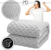 Decke Bett Sessel Dekoration Quadrat geprägt 160x200cm Produktbild-Vorschau 12