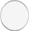 A round mirror with a silver frame on a white background. Náhled obrázku produktu