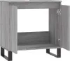 vidaXL Koupelnová skříňka Grey Sonoma 58x33x60 cm Dřevěný Náhled obrázku produktu 3