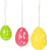 Ostereier zum Aufhängen mit Punkten Mix 4-6cm 12 Stück bunt Produktbild-Vorschau 6