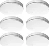 6er Set 10 Jahres Design Rauchmelder extra flach, Produktbild-Vorschau 1
