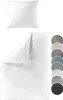 liebling - Satin Bettwäsche, weiß, 1 x Bettbezug 155 x 220 Produktbild-Vorschau 1