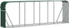 vidaXL Koš na dřevo zelený 300 x 45 x 100 cm Pozinkovaná Náhled obrázku produktu 1