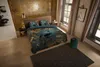 Duvet cover Pure 135x200 + 1* 80x80 cm - peacock with Produktbild-Vorschau 2