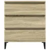 vidaXL Příborník Sonoma Dub 60x35x70 cm výrobek ze dřeva Náhled obrázku produktu 5