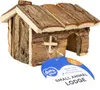 DUVO+ Domeček dřevěný pro drobné hlodavce 15x11x12cm, Náhled obrázku produktu 2