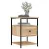 [Home] Nachttische 2 Stk. Sonoma-Eiche 40x42x56 cm Produktbild-Vorschau 4