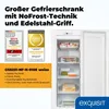 Exquisit Gefrierschrank GS5231-NF-H-010E weiss | 155 l Produktbild-Vorschau 2
