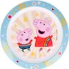 Assiette en plastique Peppa Pig Set en plastique pour Voir les images du produit 1