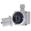 Mennekes Schuko Wandstecker, IP68, grau, Einführung oben Produktbild-Vorschau 4