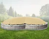 AirDeluxe® Aufblasbare achtform Poolabdeckung (Beige Produktbild-Vorschau 1