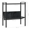 VidaXL 288230, Czarny, Stal, Drewno, 15 kg, 30 kg, 520 mm Podgląd zdjęcia produktu 8