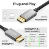 deleyCON 1m 16K 8K UHD DisplayPort Kabel 2.1 40Gbit/s HDR Produktbild-Vorschau 2