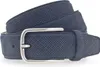 Vanzetti Leder Gürtel Leather Belt W110 Navy dunkelblau Produktbild-Vorschau 1