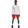 Under Armour Ua Cg Armor Fitted Crew T-Shirt-Weiß Produktbild-Vorschau 3
