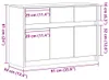 vidaXL TV-Schrank mit LED-Beleuchtung Braun Eichen-Optik Produktbild-Vorschau 8
