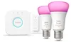 Philips Hue White and Color ambiance Starter-Set: 2 smarte Produktbild-Vorschau 1