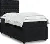 vidaXL Boxspringbett mit Matratze Schwarz 90x190 cm Samt Produktbild-Vorschau 2