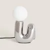 Tischlampe Keramik Arlo S Silber Produktbild-Vorschau 4