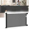 XINZI Inklapbaar trapgitter tot 150 cm, zwart, PVC Productafbeelding-voorbeeld 1