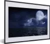 MuchoWow® MuchoWow® Gerahmtes Poster Mond - Meer - Horizont Produktbild-Vorschau 1