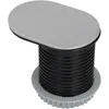 UNITEC Einbautischsteckdose Schuko+USB Stahld Produktbild-Vorschau 4