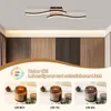 ZMH Deckenlampe LED Deckenleuchte Küche 12W Holz 3000K Produktbild-Vorschau 2
