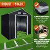 GARDEBRUK® XL Metall Gerätehaus 2m² mit Fundament Produktbild-Vorschau 6