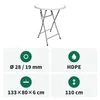 Klappbarer Stehtisch Ø 80 cm, Höhe 110 cm – weiße Produktbild-Vorschau 3