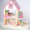 Maison de poupée en bois avec poupées Ensemble - Voir les images du produit 2