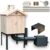 Räucherkammer Räucherei Holz 50x50x50 cm Imprägniert Produktbild-Vorschau 1