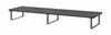 A dark gray monitor stand with black metal legs, shown against a white background. Náhled obrázku produktu