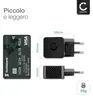 CELLONIC Caricatore USC C & USC A da muro doppia uscia per Anteprima dell’immagine prodotto 3