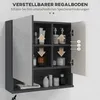 kleankin Spiegelschrank Bad, Badezimmerschrank mit Spiegel, Produktbild-Vorschau 5