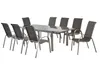 A dining set with a table and chairs on a white background. Produktbild-Vorschau