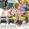 ELONEO Rollator faltbar und leicht mit Sitz, Produktbild-Vorschau 4