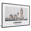 MuchoWow® Gerahmtes Poster London - England - Big Ben 90x60 Produktbild-Vorschau 1